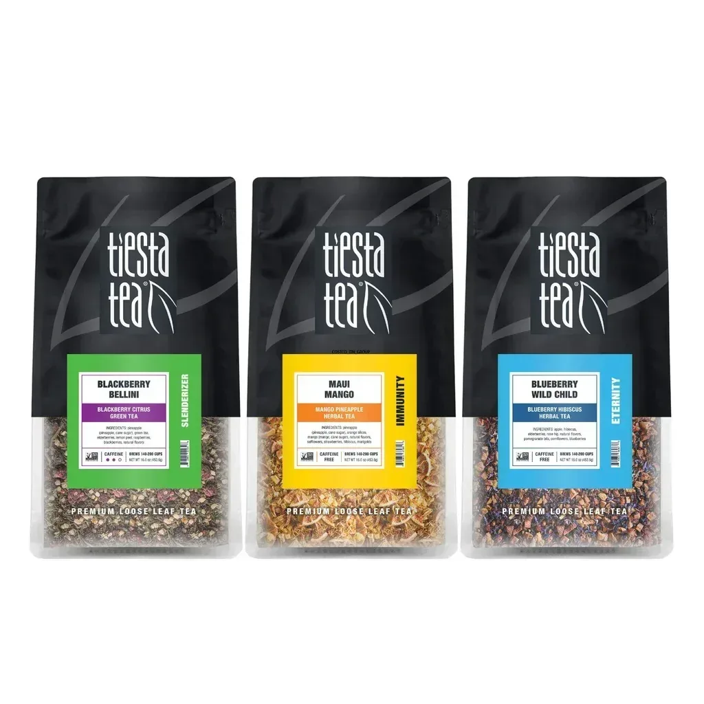 Tiesta Tea Loose Leaf Herbal Tea Variety Pack, 16 oz, 3 Bags - Image 5