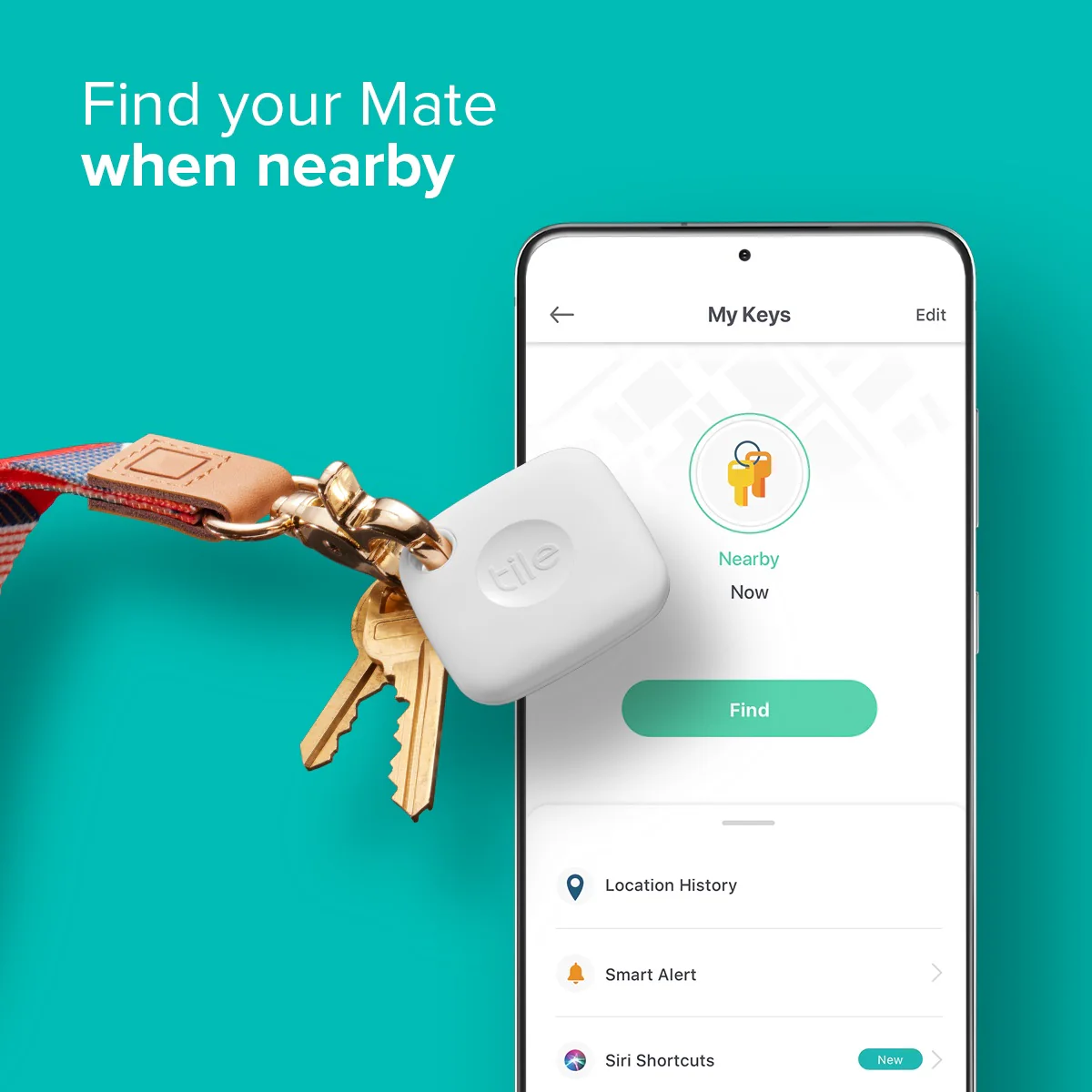 Tile Mate (2022) 1-Pack, White. Bluetooth Tracker, Keys Finder and Item Locator; Up to 250 ft. Range. - Image 8
