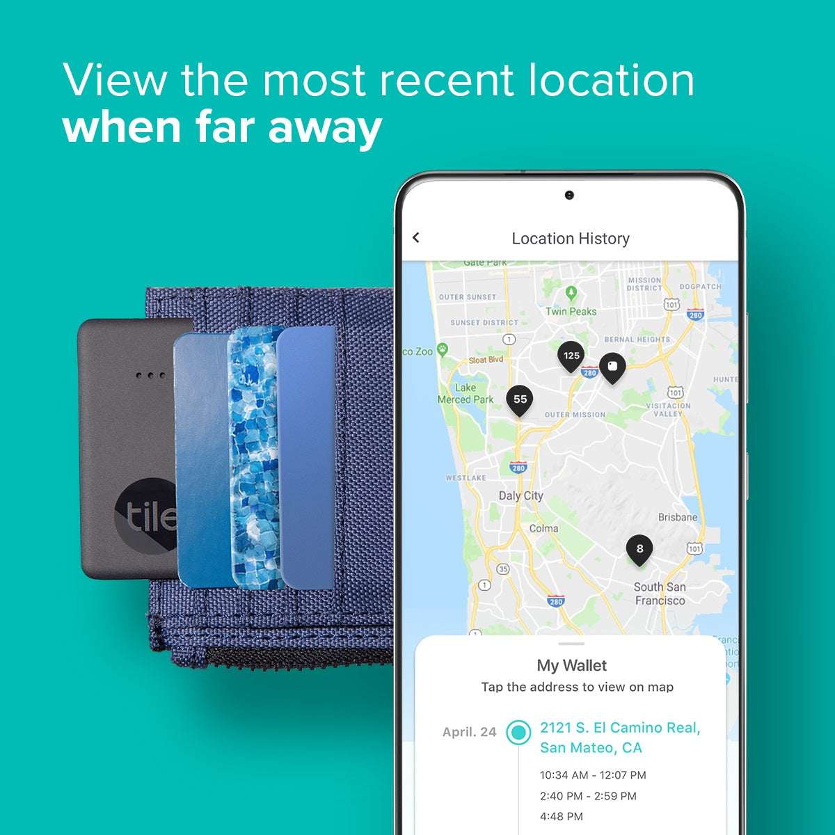 Tile Starter Pack (2022) 2-Pack (Mate/Slim). Bluetooth Tracker, Item Locator & Finder for Keys, Wallets & More; Easily Find All Your Things. - Image 5