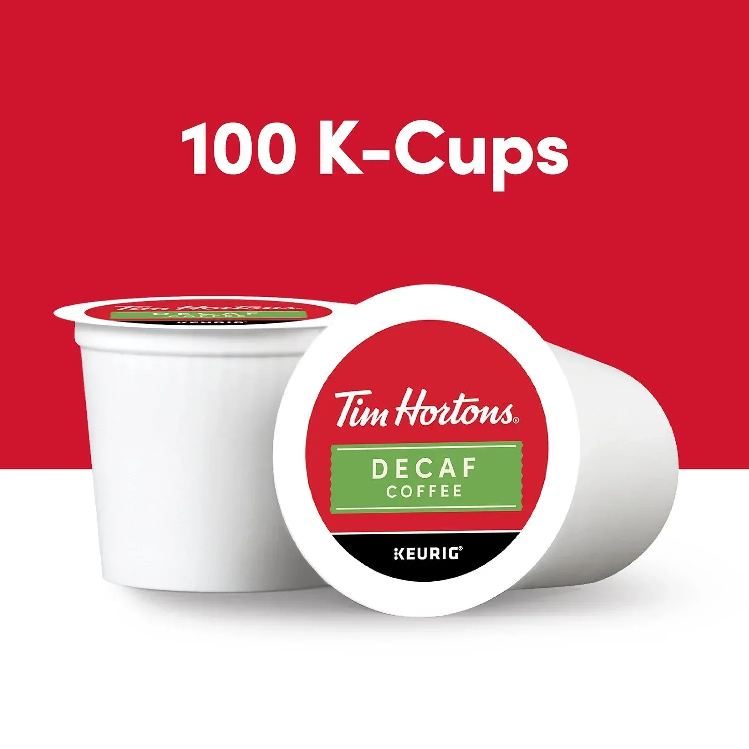 Tim Hortons Decaf Original Blend Medium Roast Coffee Pods, 100 ct. - Image 2