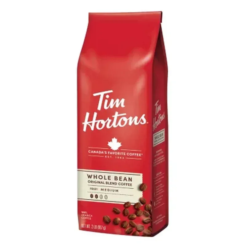Tim Hortons Medium Roast Whole Bean Coffee, Orignial Blend (32 Oz.) - Image 3