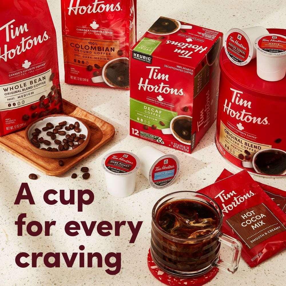 Tim Hortons Original Blend Medium Roast K-Cup Coffee Pods for Keurig Brewers, 72 Ct - Image 4