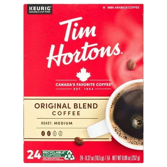 Tim Hortons Original Blend Medium Roast Keurig Coffee Pods, 24 Ct - Image 6