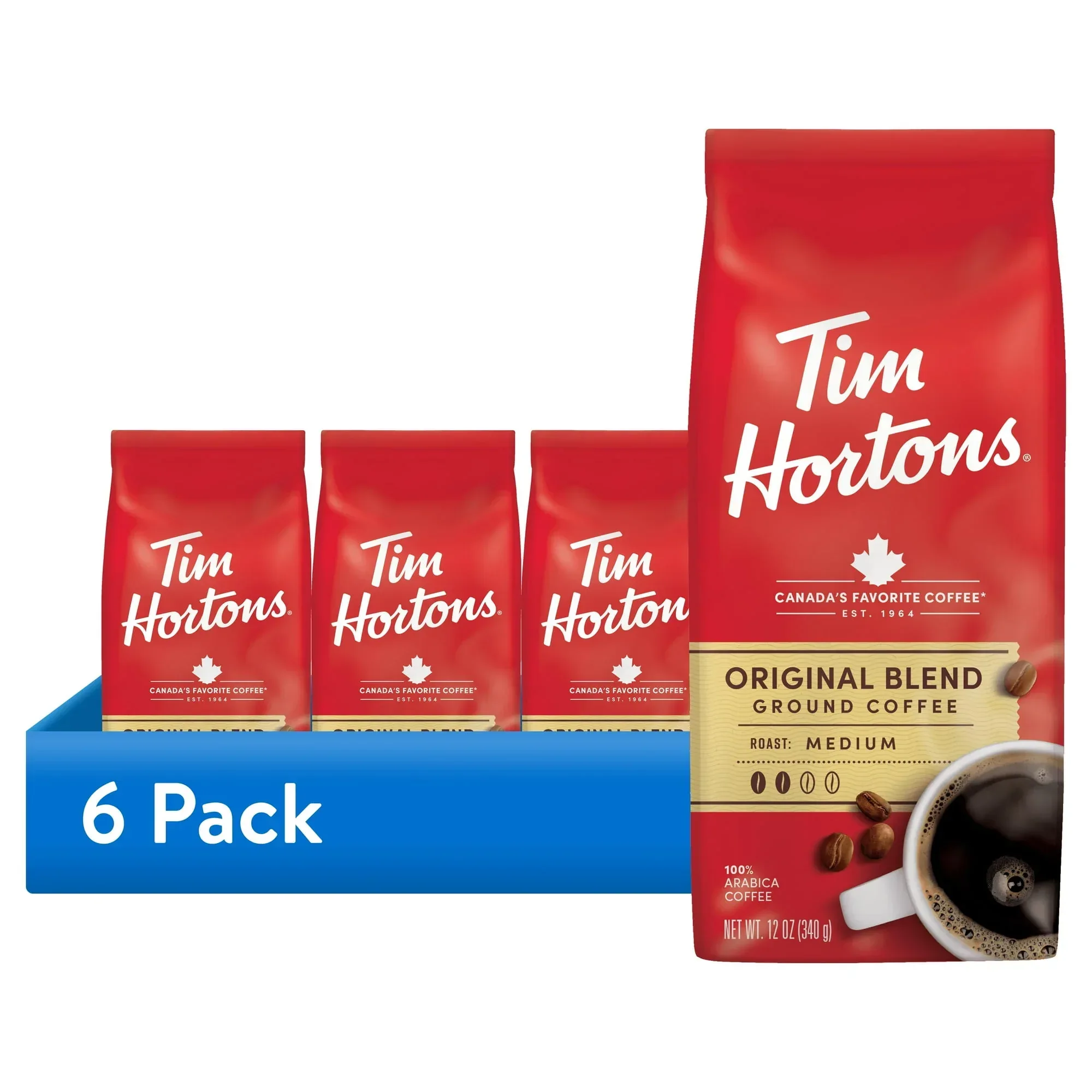 Tim Hortons Original Ground Coffee 12oz - Image 6
