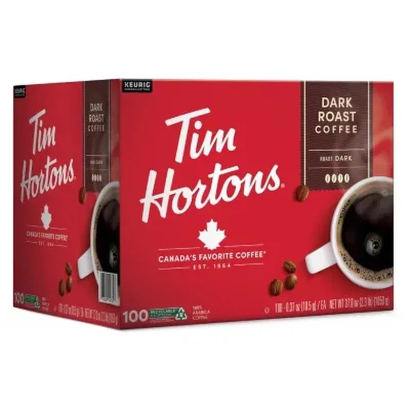 Tim Hortons Premium K-Cup Coffee Pods, Dark Roast (100 Ct.) - Image 7