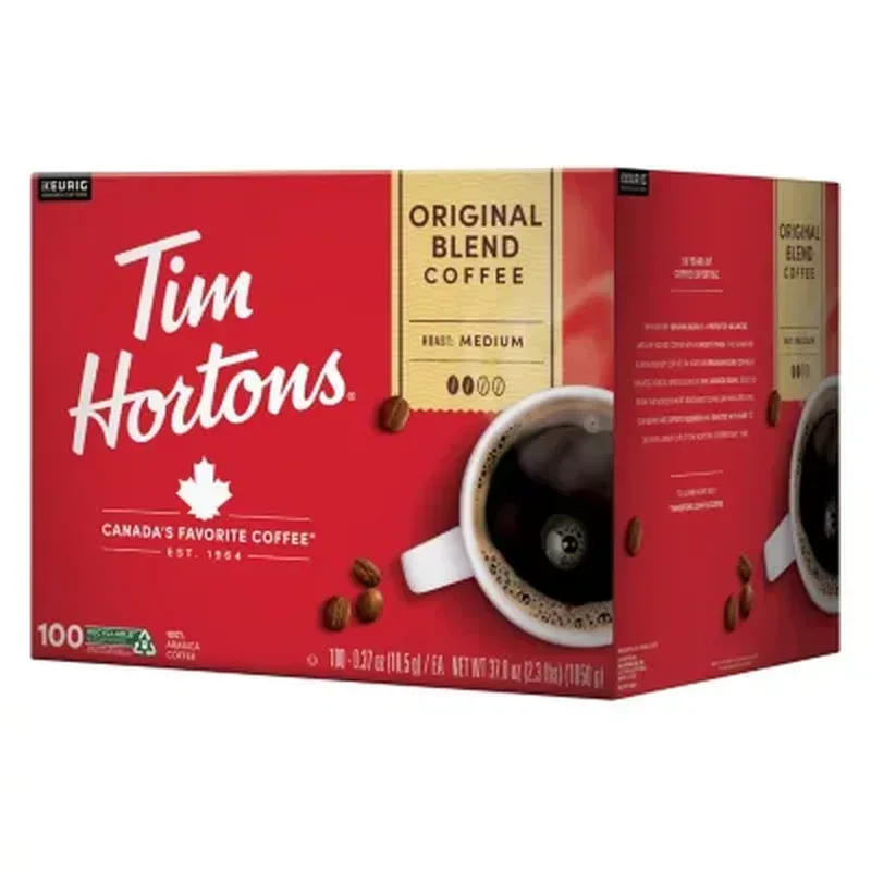 Tim Hortons Premium Medium Roast K-Cup Coffee Pods, Original Blend (100 Ct.) - Image 3