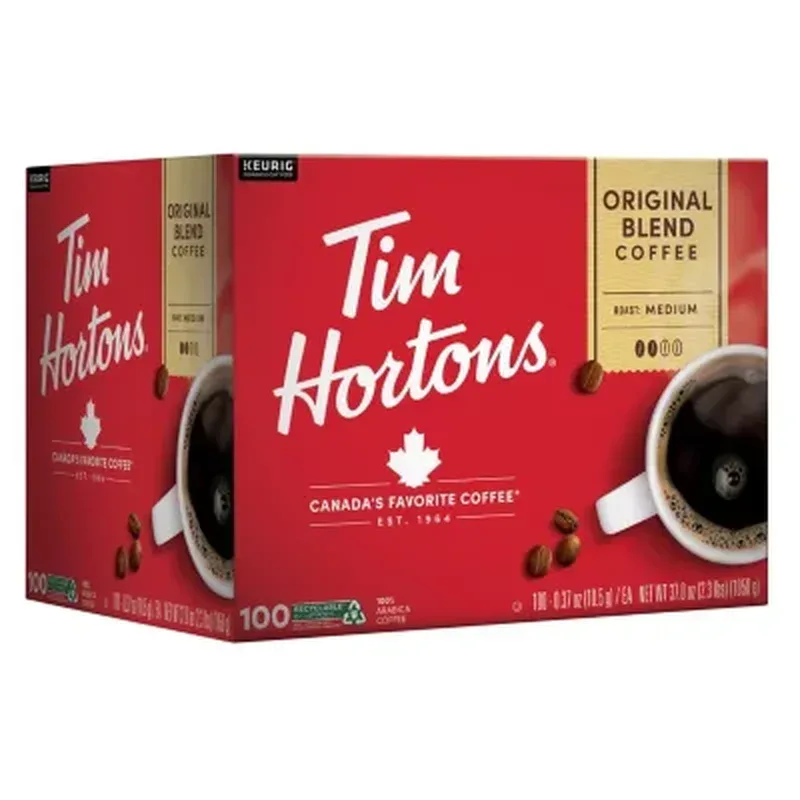 Tim Hortons Premium Medium Roast K-Cup Coffee Pods, Original Blend (100 Ct.) - Image 4