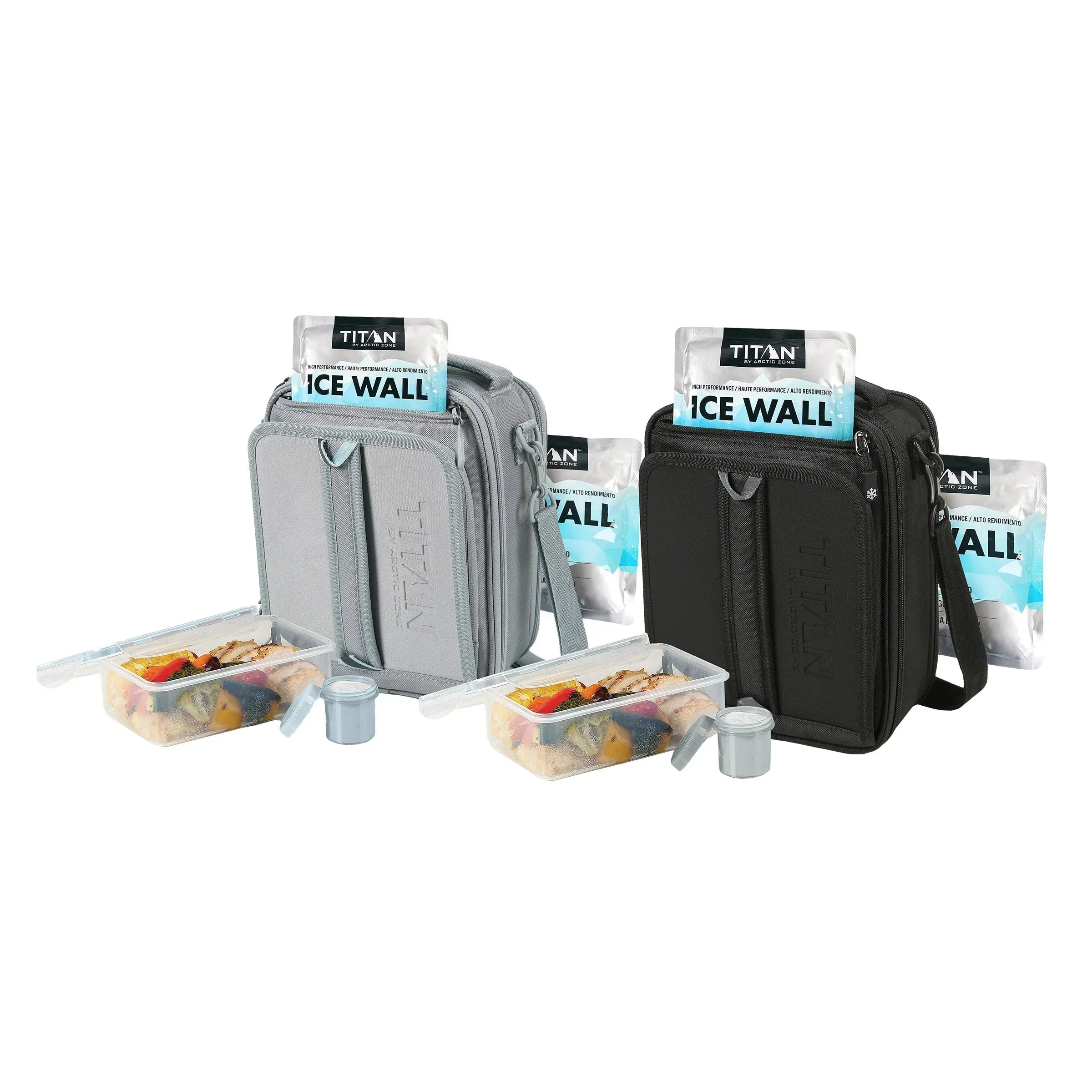 Titan Arctic Zone Fridge Cold, Crush Resistant Lunch Pack with 2 Ice Walls, 2-pack - Image 3
