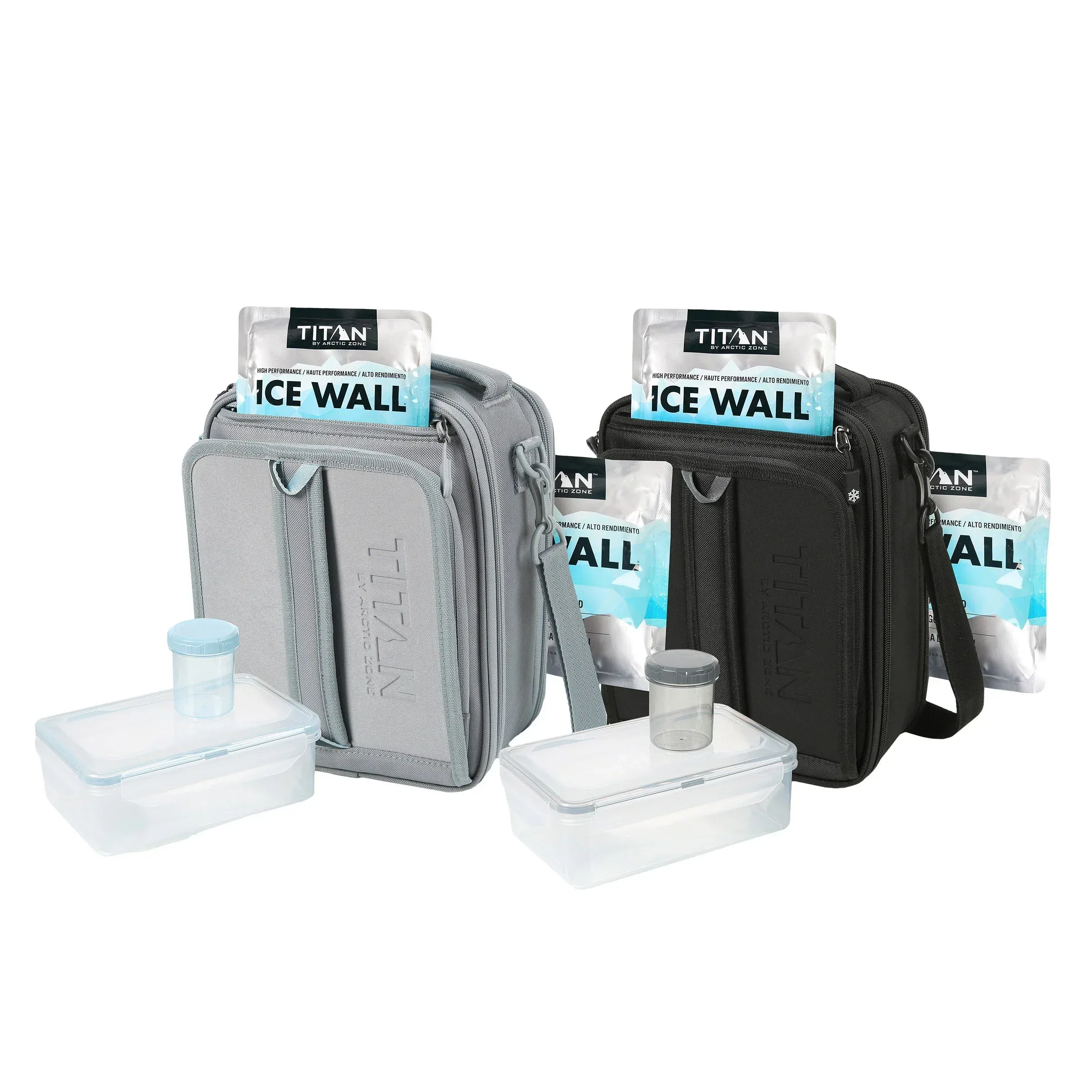 Titan Arctic Zone Fridge Cold, Crush Resistant Lunch Pack with 2 Ice Walls, 2-pack - Image 4