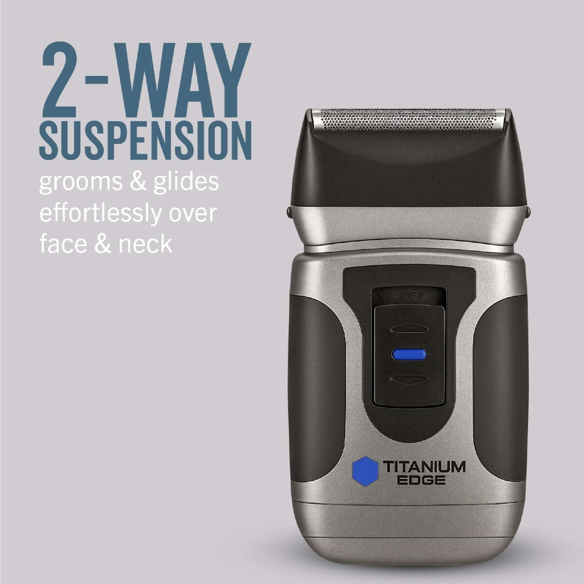 Titanium Edge Beard & Body Compact Shaver – Men’s Electric Groomer for Face, Neck & Body – Pop-Up Trimmer, Titanium Blade, Hypoallergenic, Travel Ready - Image 5