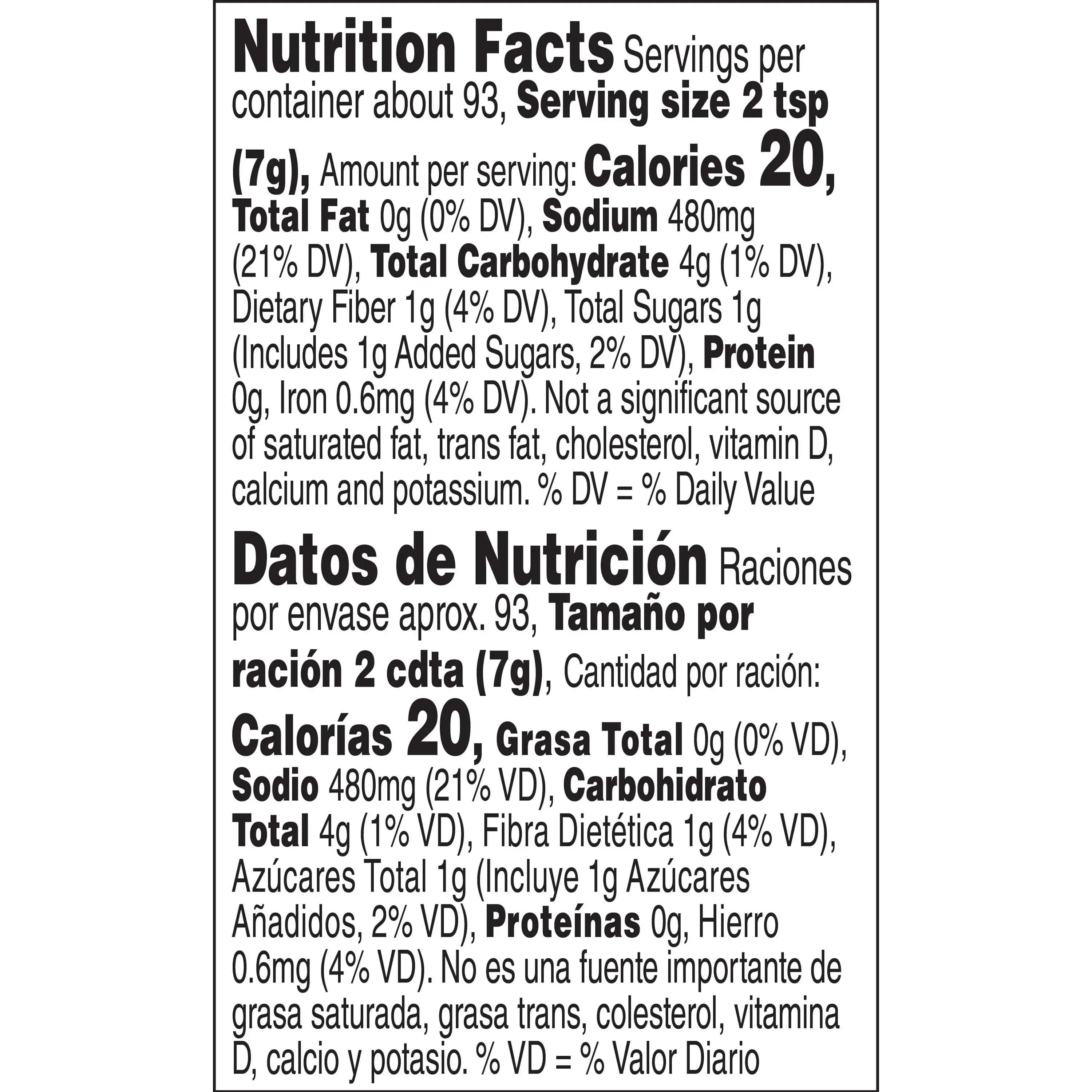 Tone's Taco Seasoning, Assorted Size - Image 4