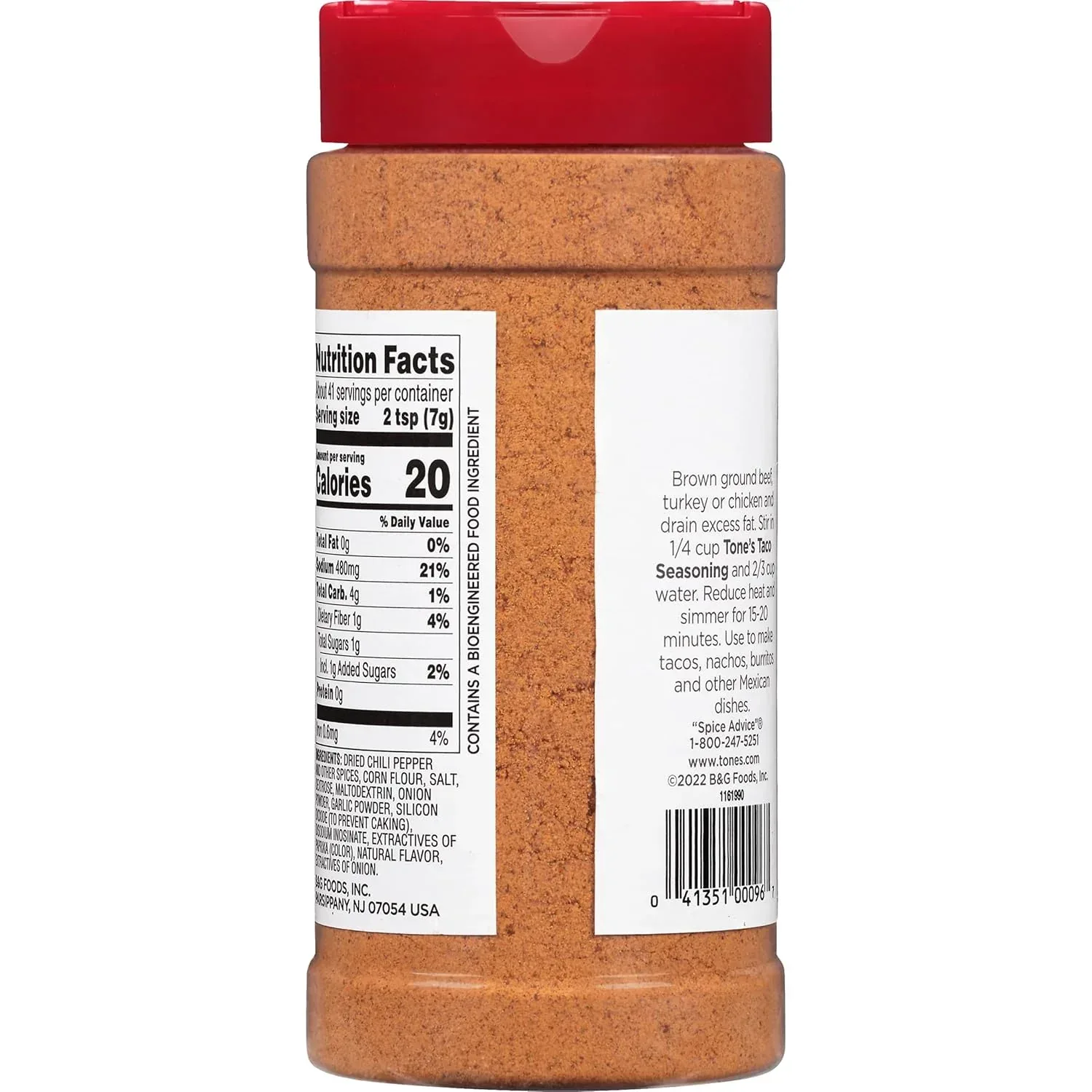 Tone's Taco Seasoning, Assorted Size - Image 9