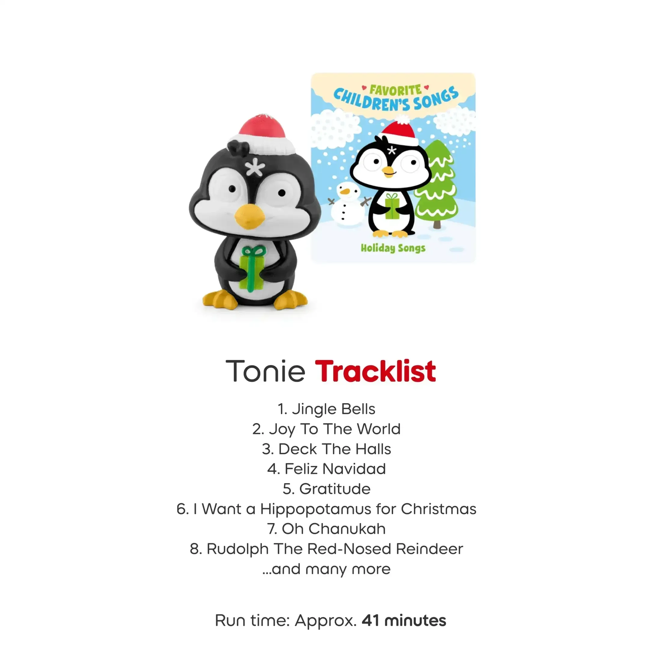 tonies Favorite Children's Songs: Holiday Songs Audio Toy Figurine, Age Group 3+ - Image 5