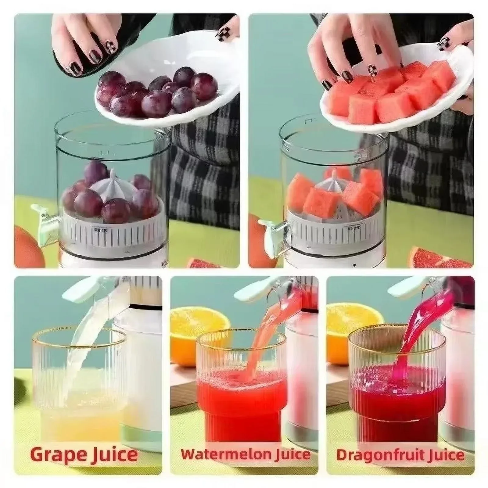 Totoro Hero Wireless Juicer Automatic Orange Lemon Juicer USB Charge Juice Separator Portable Fruit Extractor Squeezer Pressure Juicers - Image 4