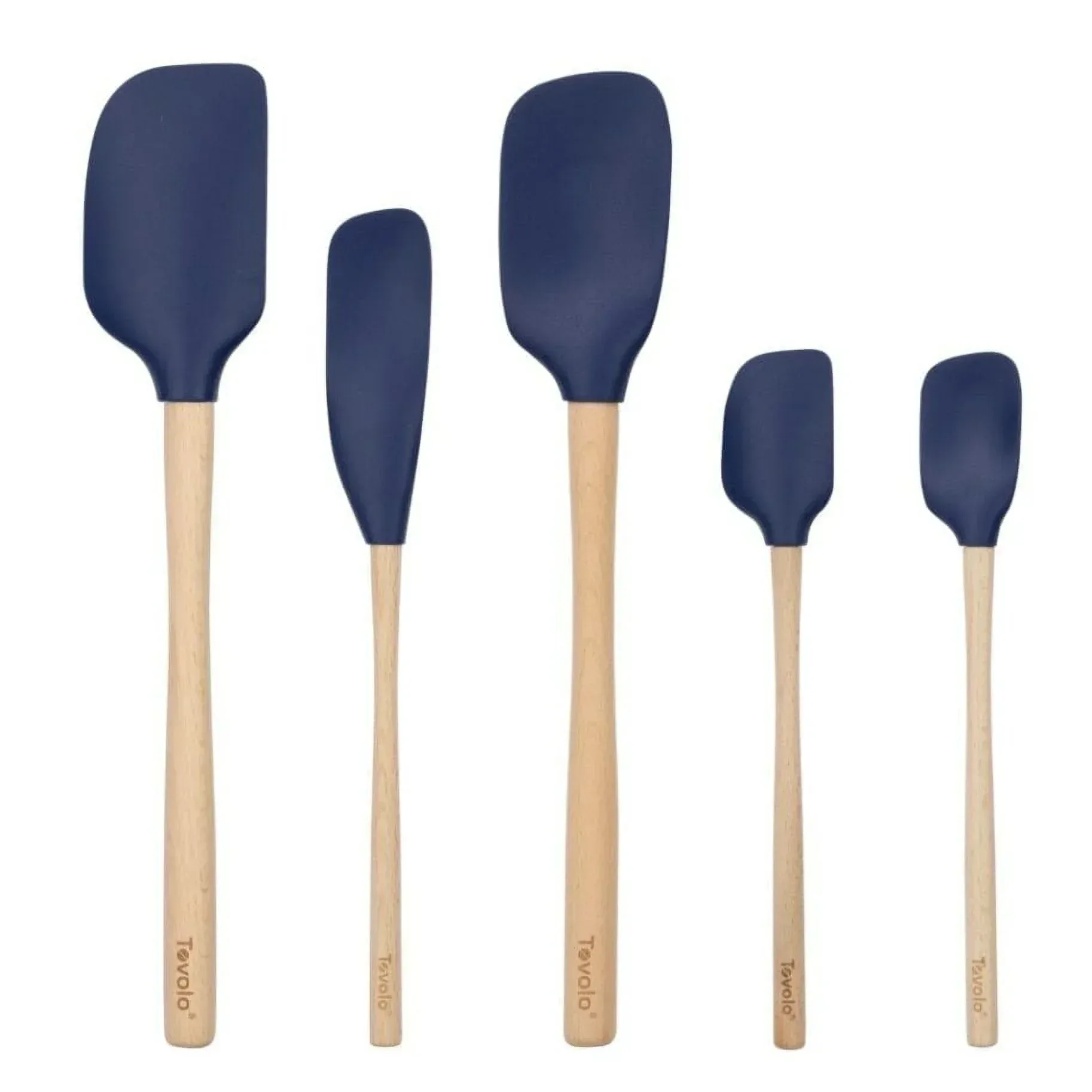 Tovolo Flex-Core Spatula Wood Handled Set (Set of 5) - Image 9