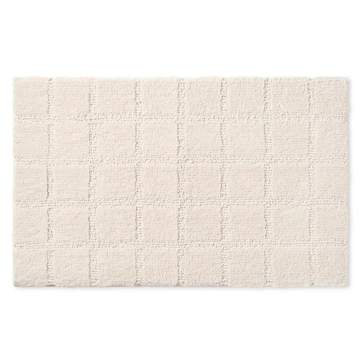 Town & Country Everyday Ultra Plush Solid Tufted Windowpane Bath Mat 20"x32" - Image 12