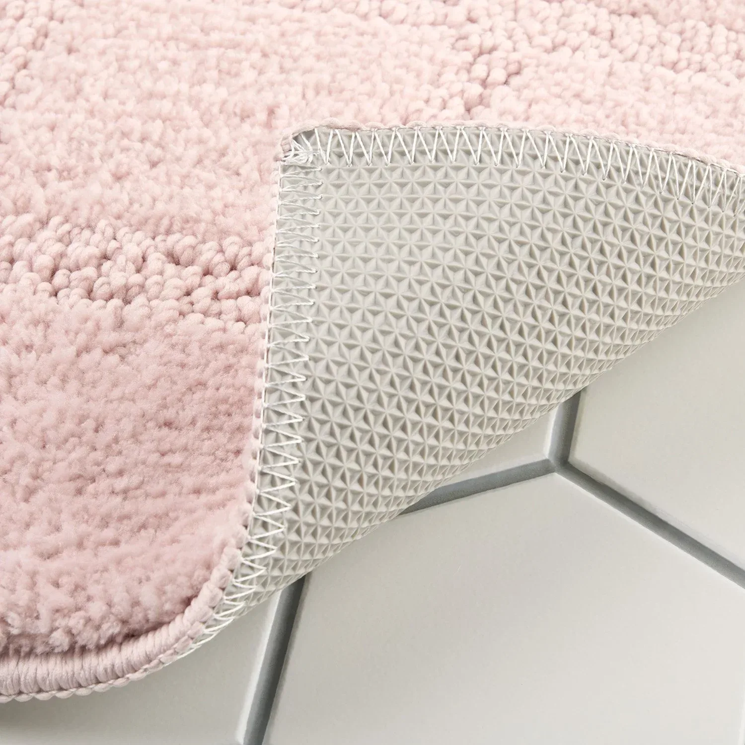 Town & Country Everyday Ultra Plush Solid Tufted Windowpane Bath Mat 20"x32" - Image 22