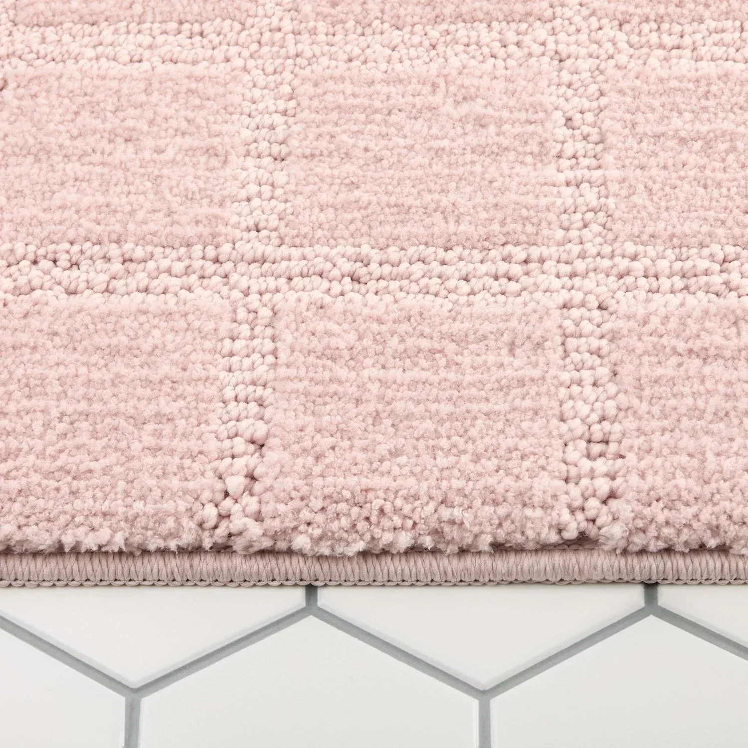 Town & Country Everyday Ultra Plush Solid Tufted Windowpane Bath Mat 20"x32" - Image 23