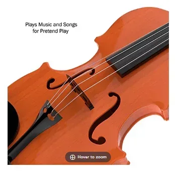 Toy Time Kids Electronic Violin with 4 Adjustable Strings and Bow - Image 3