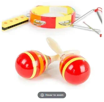 Toy Time Percussion 4-Pc. Musical Instruments Toy Set - Image 3