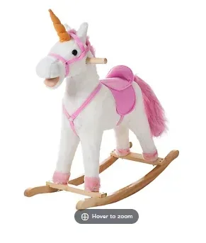 Toy Time Plush Unicorn Rocker