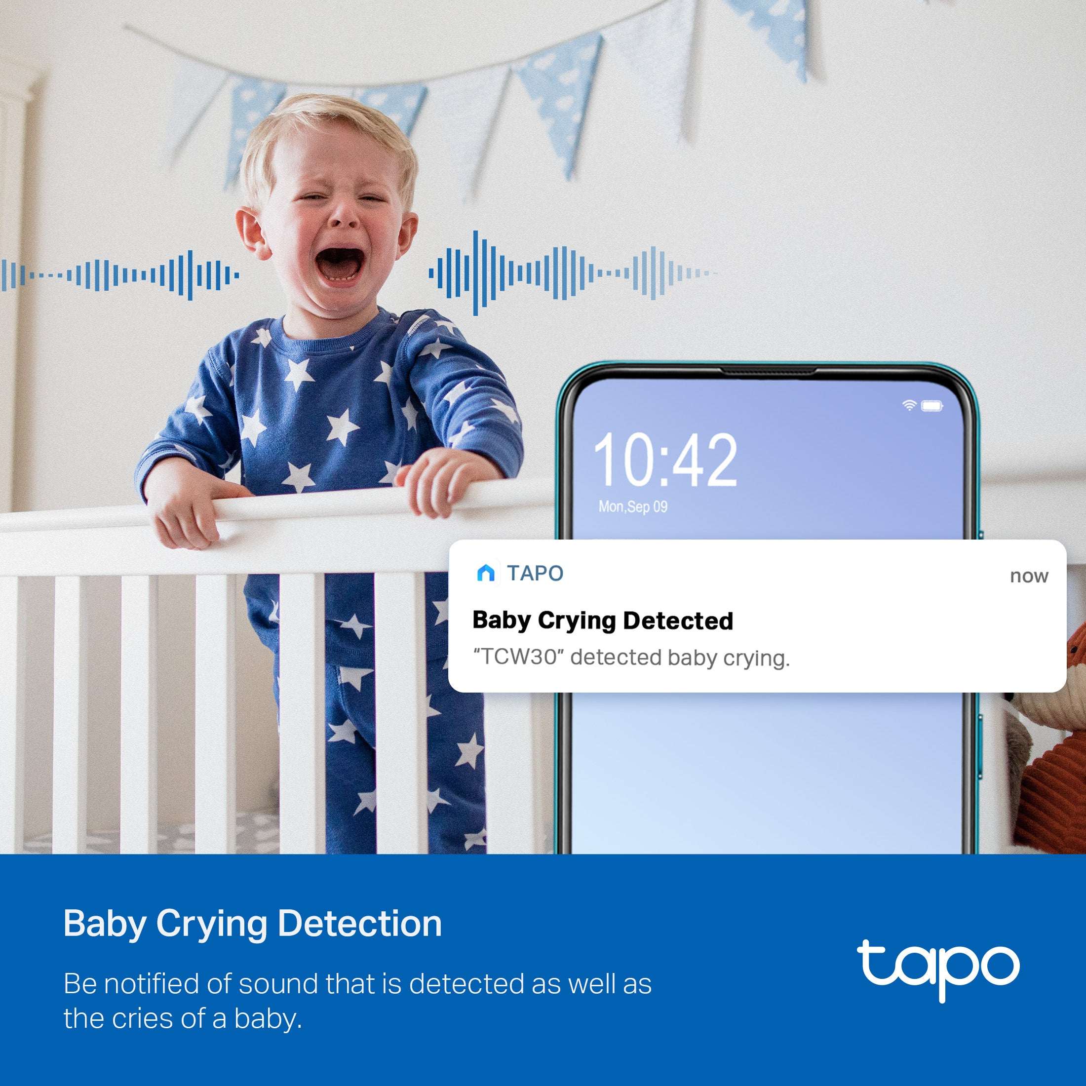 TP-Link Tapo TCW30 Indoor/Outdoor HD Security Camera with Pan/Tilt, Sound & Light Alarm, AI Detection & Local Storage — Enjoy 24/7 Coverage with No Subscription Costs - Image 11