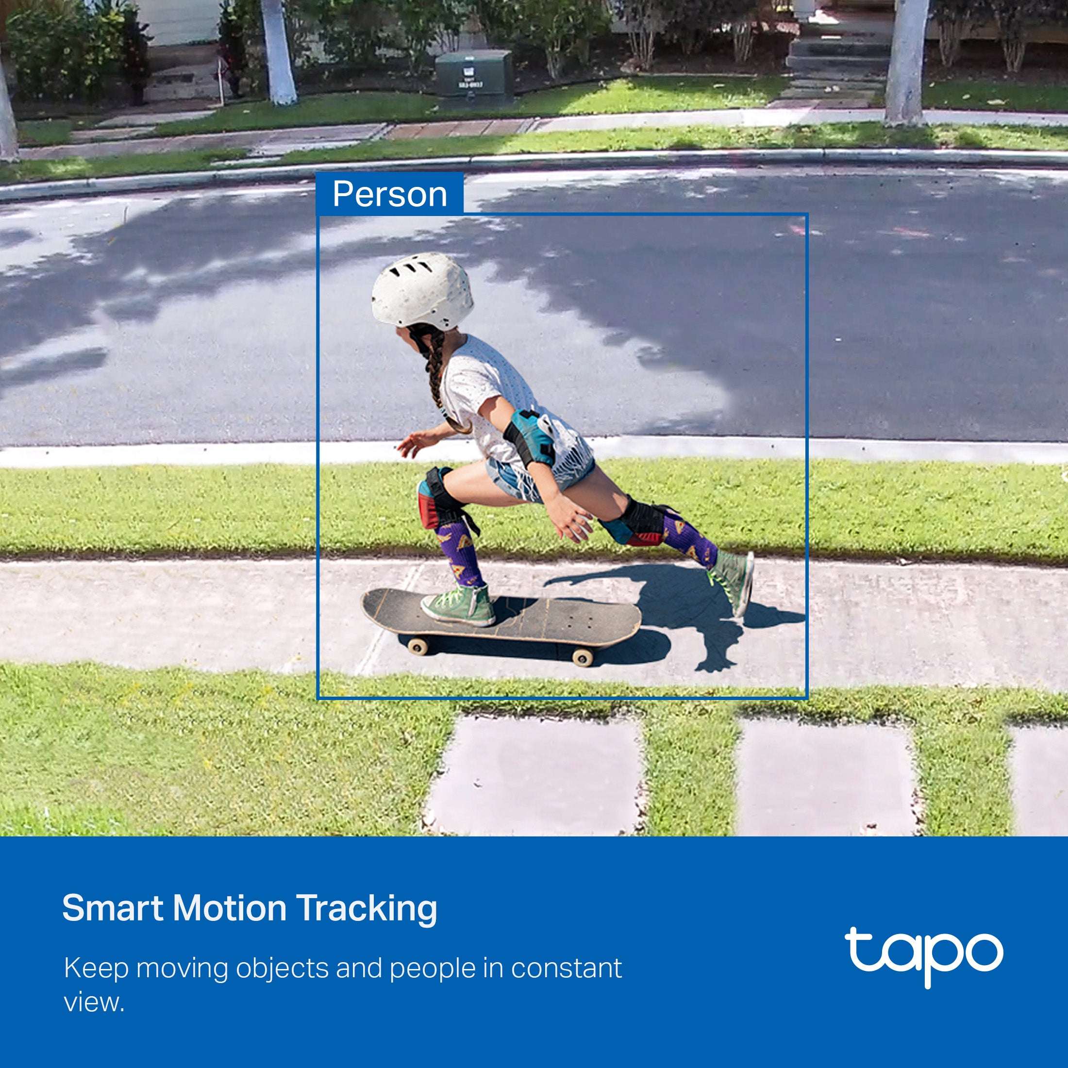 TP-Link Tapo TCW30 Indoor/Outdoor HD Security Camera with Pan/Tilt, Sound & Light Alarm, AI Detection & Local Storage — Enjoy 24/7 Coverage with No Subscription Costs - Image 9