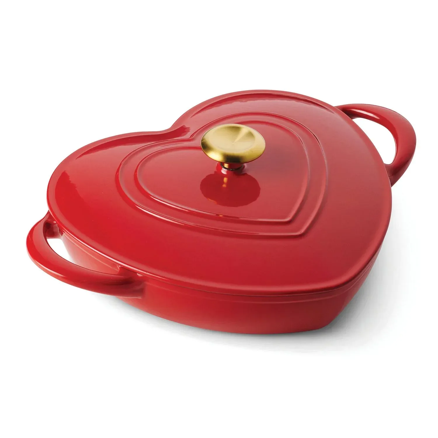 Tramontina 3-Quart Heart Shape Enameled Cast Iron Dutch Oven (Shallow, Oven Safe) - Image 12