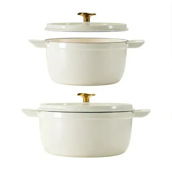 Tramontina 4-quart & 6-quart Enameled Cast Iron Round Dutch Oven, 2-pack - Image 2