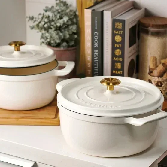 Tramontina 4-quart & 6-quart Enameled Cast Iron Round Dutch Oven, 2-pack - Image 3