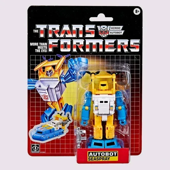 Transformers Toys Autobot Seaspray, Retro G1-Inspired 5" Action Figure, Stocking Stuffers for Kids 8 and Up - Image 4