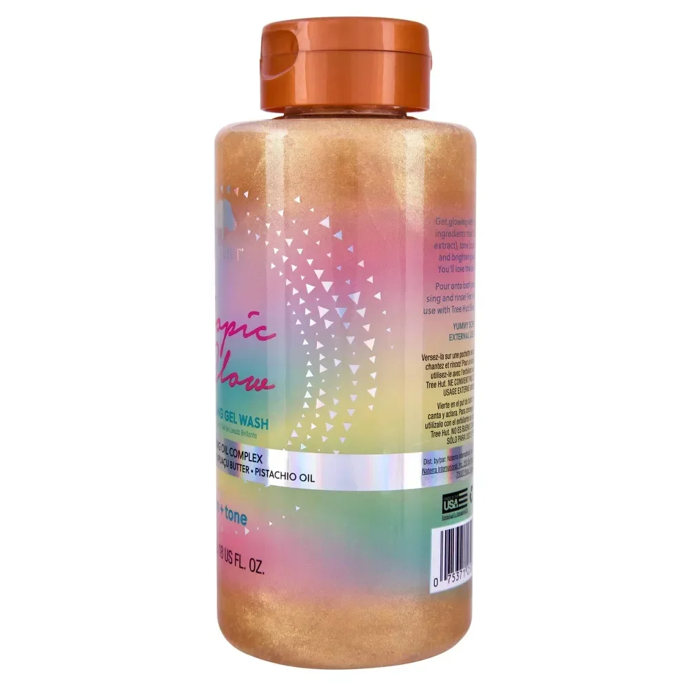Tree Hut Tropic Glow Foaming Gel Body Wash, 18 fl oz - Image 5