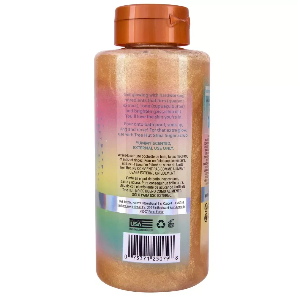 Tree Hut Tropic Glow Foaming Gel Body Wash, 18 fl oz - Image 8