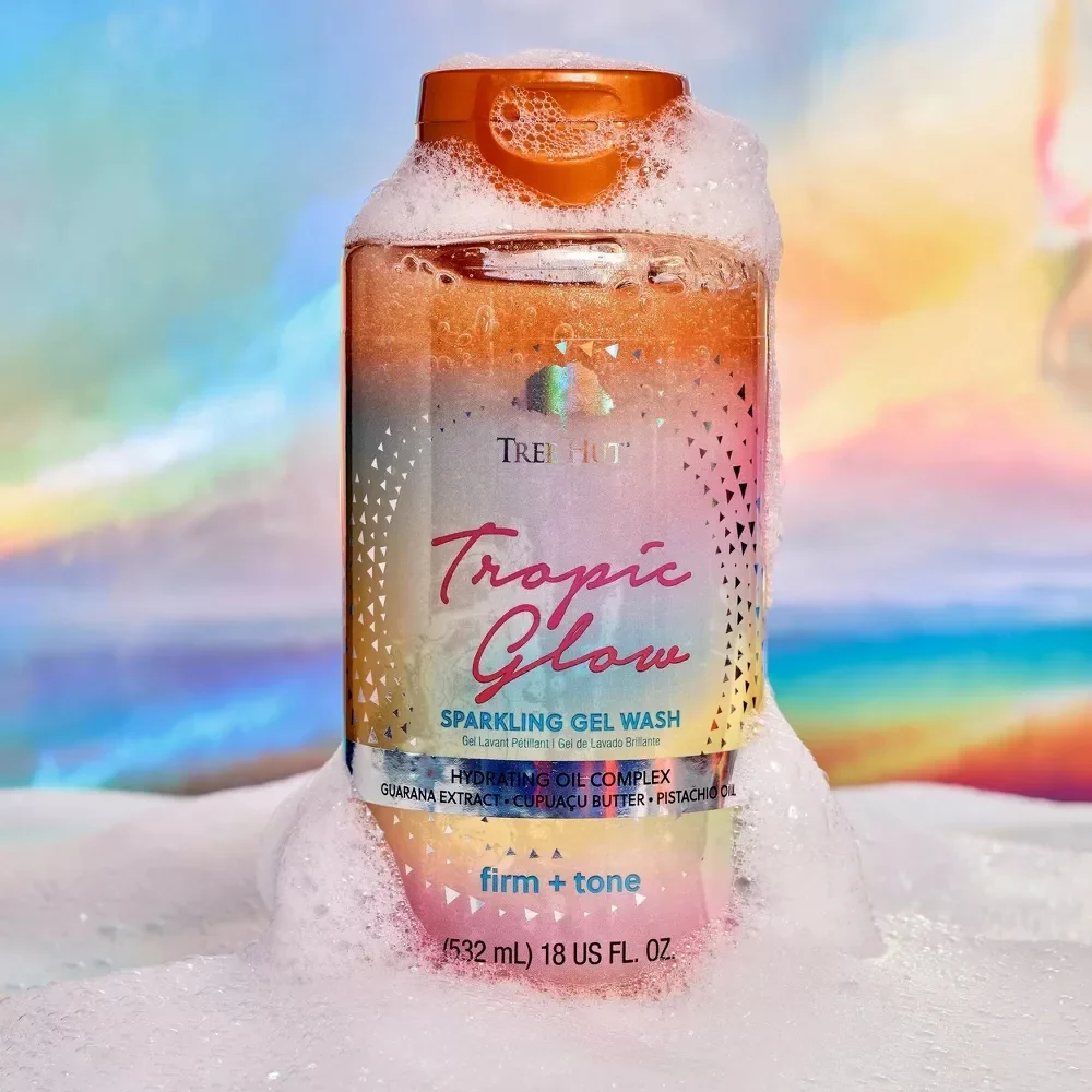 Tree Hut Tropic Glow Foaming Gel Body Wash, 18 fl oz - Image 9
