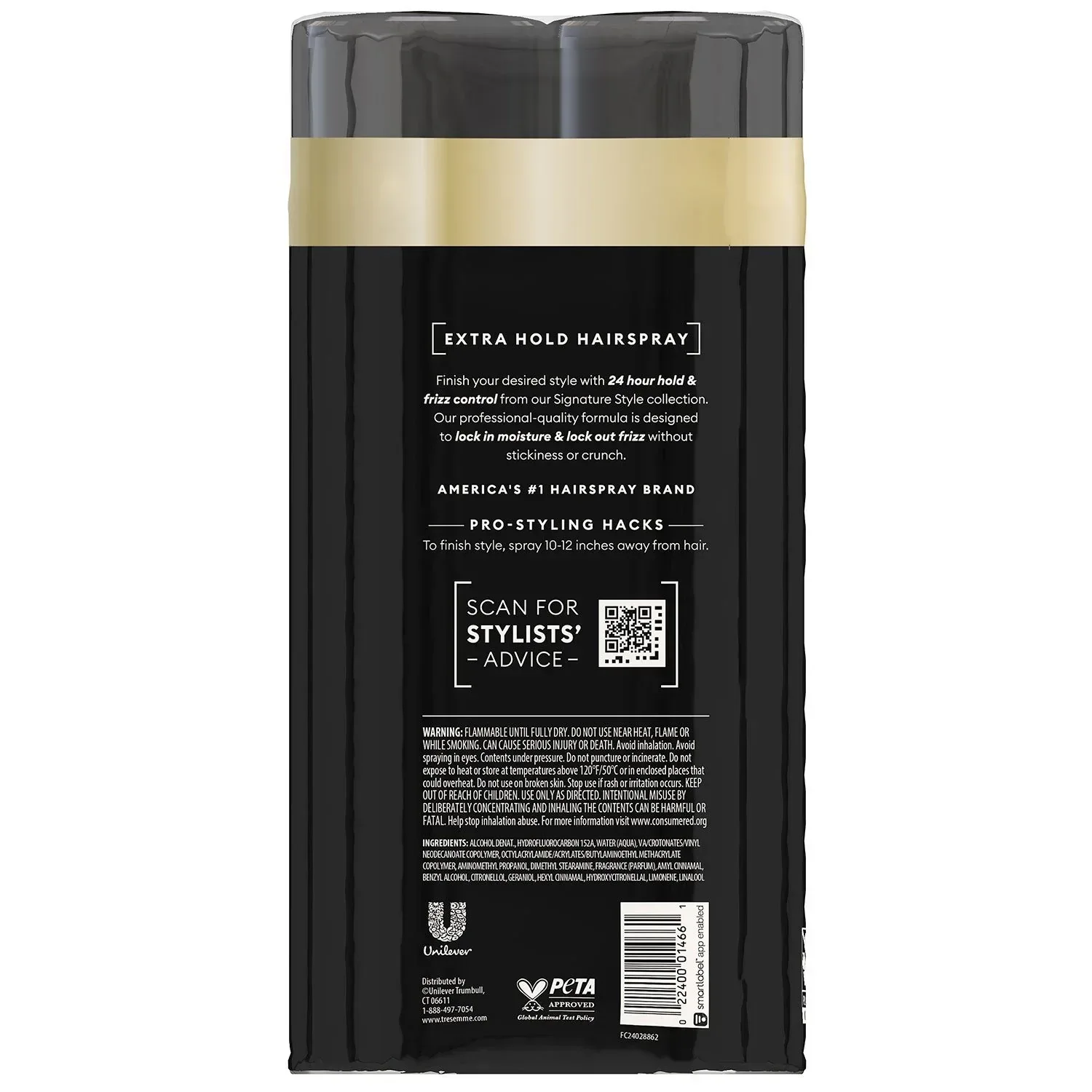 TRESemmé Extra Hold Hair Spray, 14.6 oz., 2 ct. - Image 4