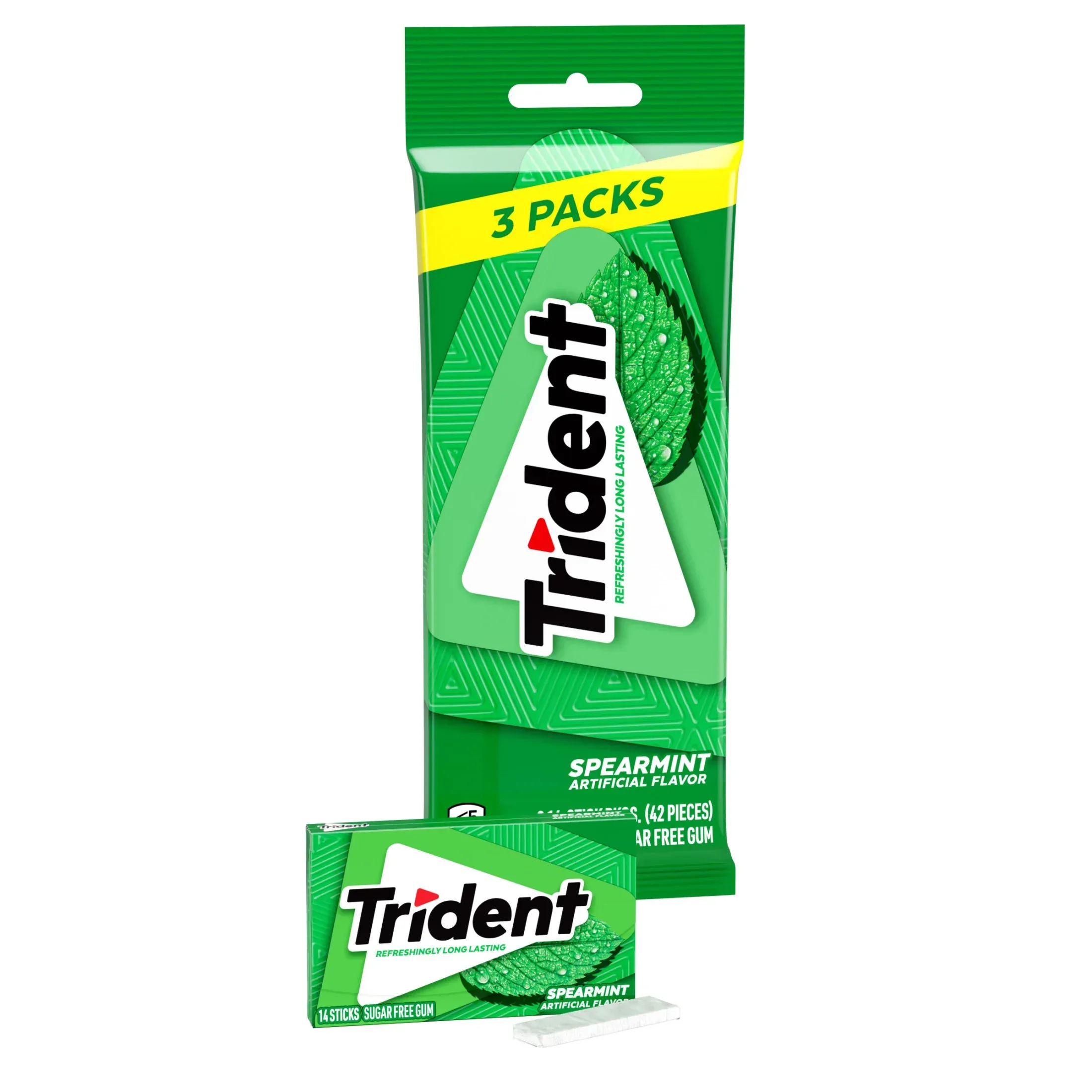 Trident Sugar Free Gum, Bubblegum, Regular Size, 14 Pieces - Image 16