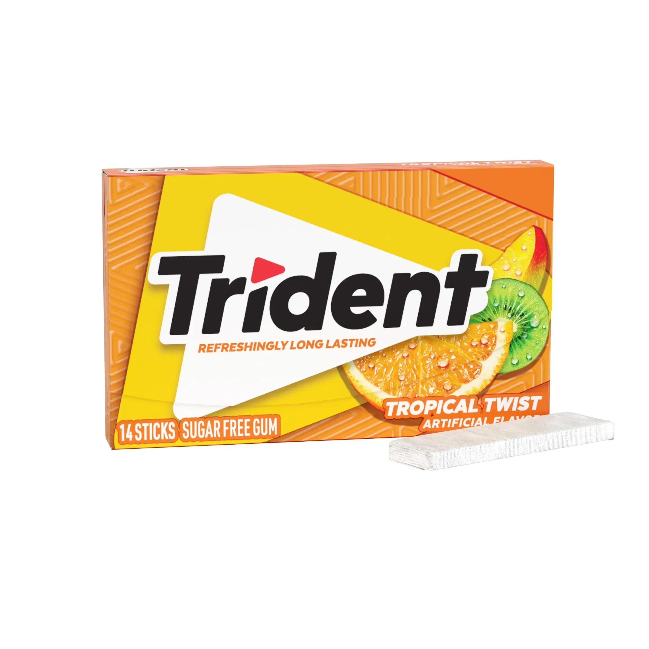 Trident Sugar Free Gum, Bubblegum, Regular Size, 14 Pieces - Image 18