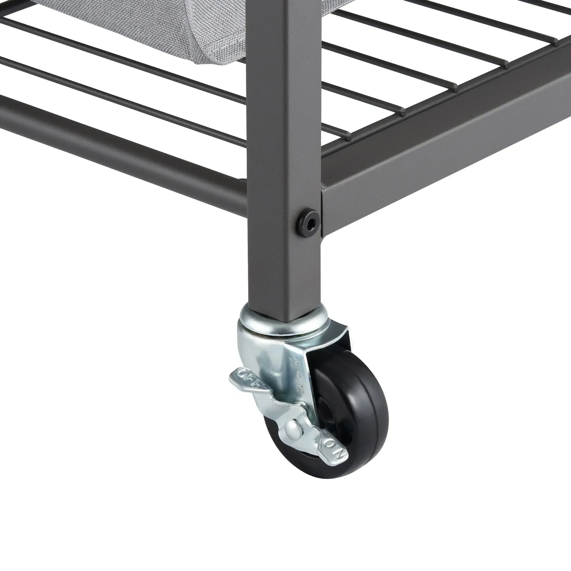 TRINITY 3-bag Laundry Cart with Flip-up Top - Image 6