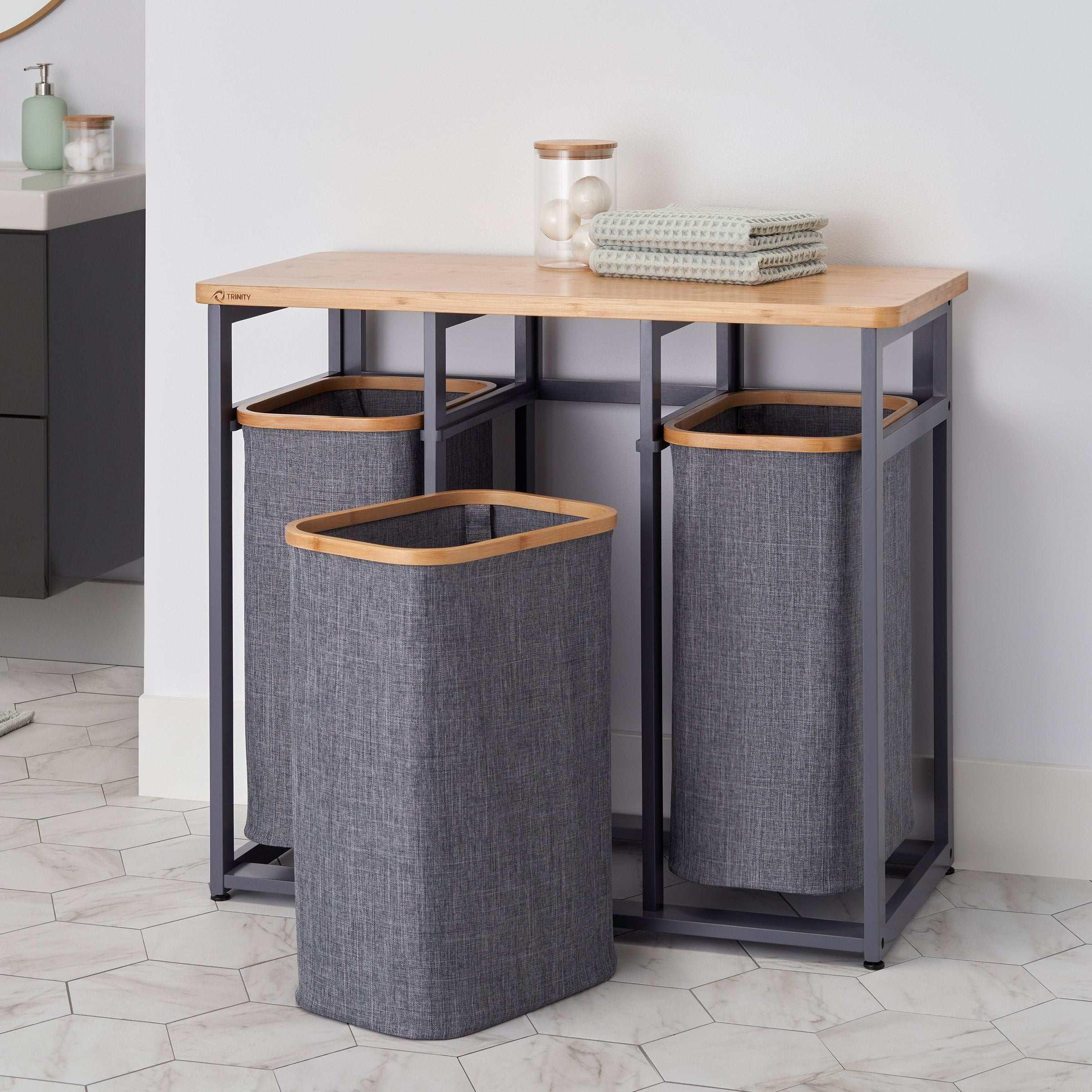 TRINITY Bamboo Laundry Station - Image 4
