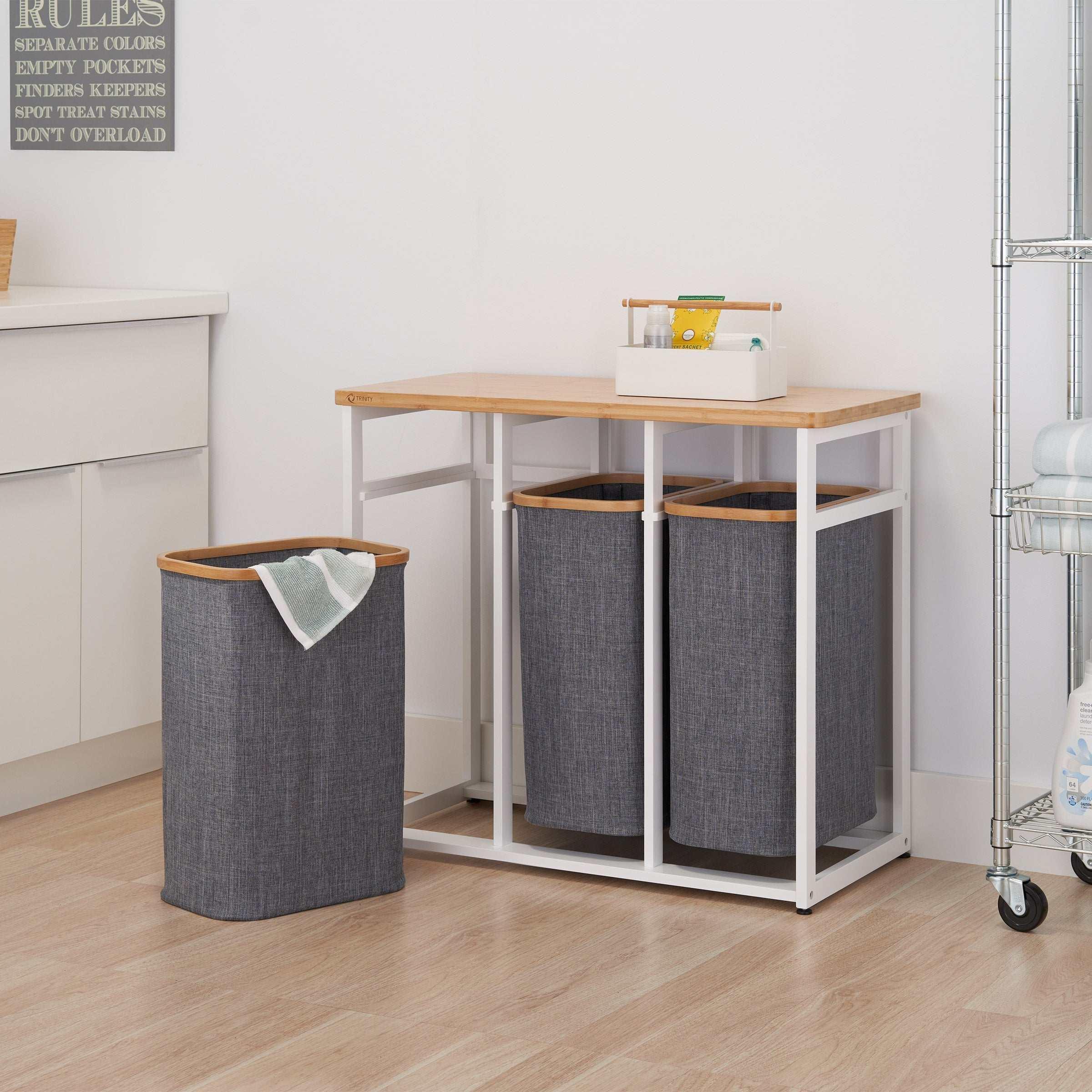 TRINITY Bamboo Laundry Station - Image 7