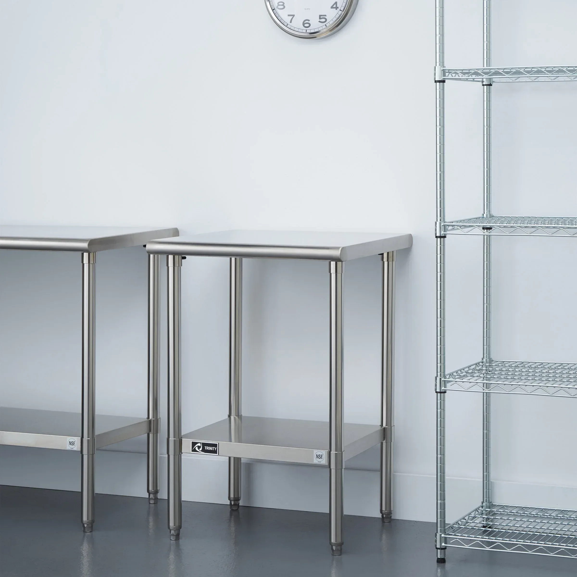TRINITY EcoStorage NSF Certified Stainless Steel Table - Image 6