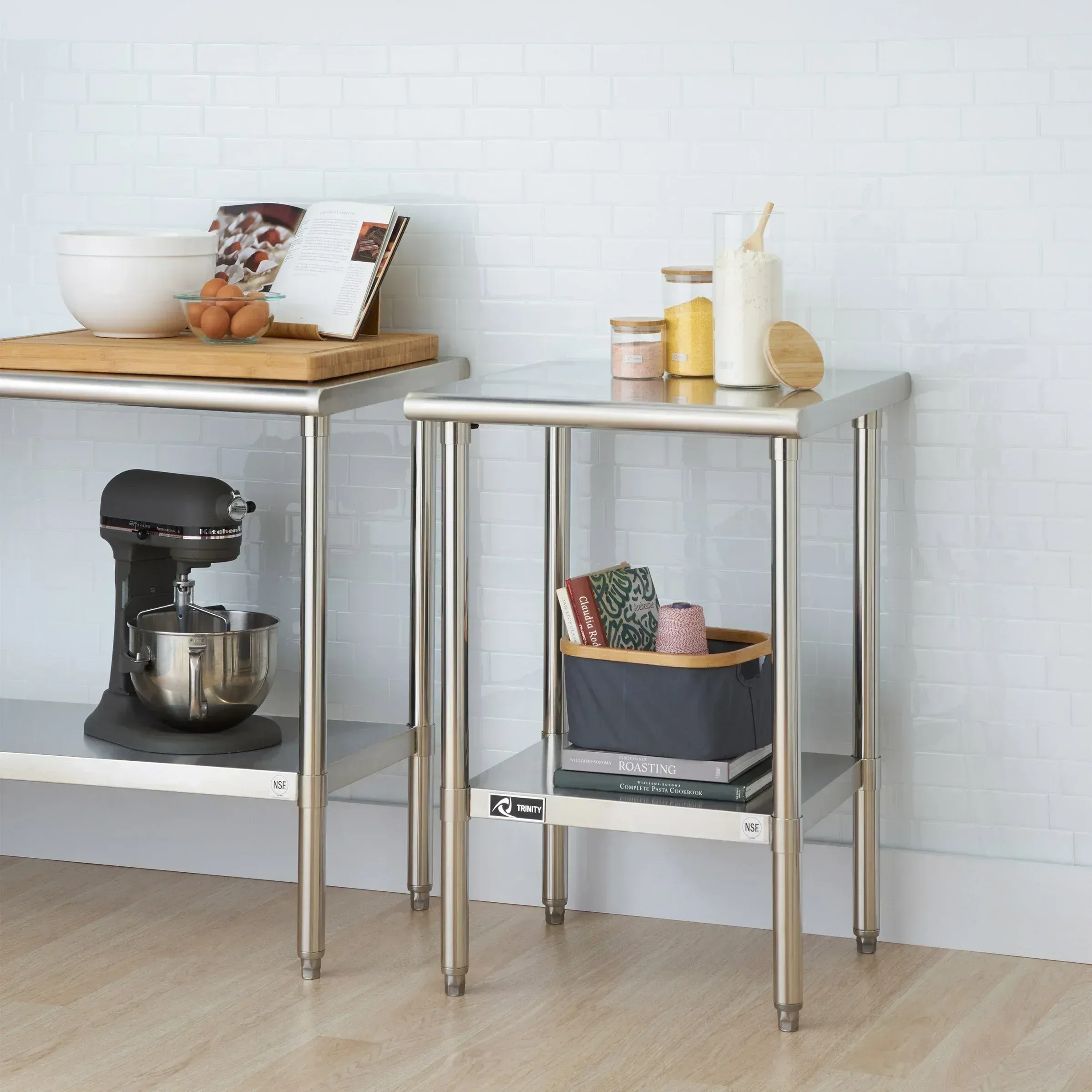 TRINITY EcoStorage NSF Certified Stainless Steel Table - Image 8