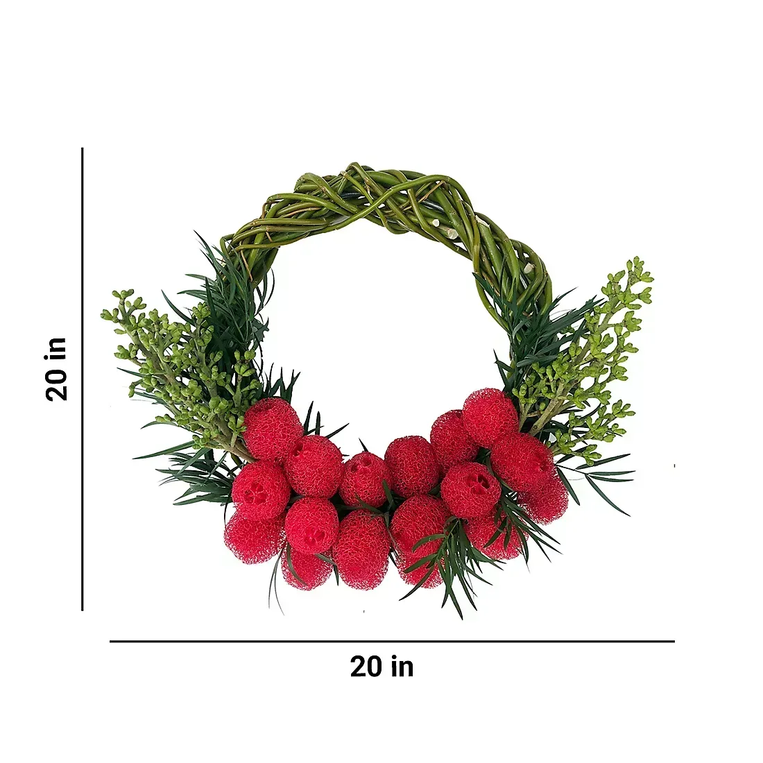 Tropical Noel Wreath, 20" - Image 3