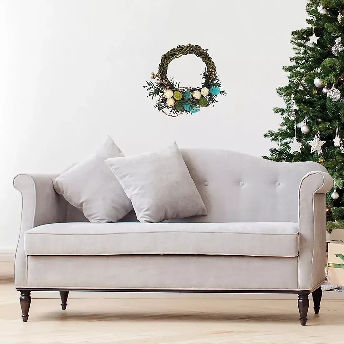 Tropical Yule Wreath, 20" - Image 2