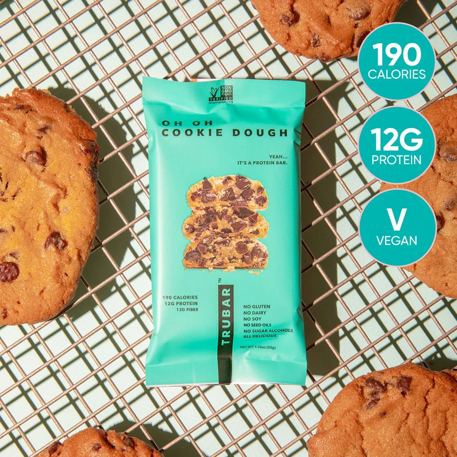 TRUBAR Plant Based Protein Bar Variety Pack, 14 ct. - Image 5