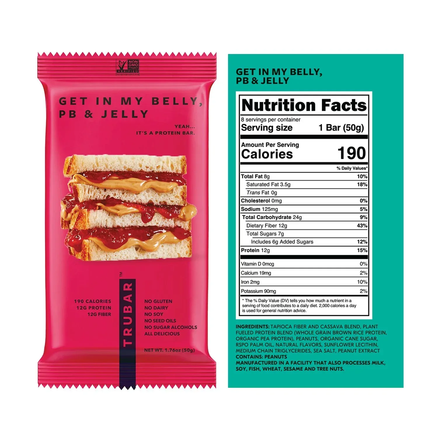 TRUBAR Plant Based Protein Bar Variety Pack, 16 pk. - Image 4