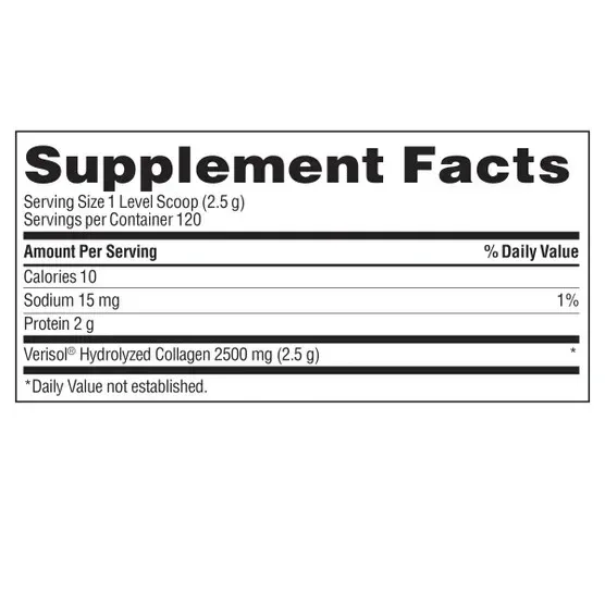 trunature Verisol Collagen Powder 2,500 mg., 10.58 Ounces - Image 2
