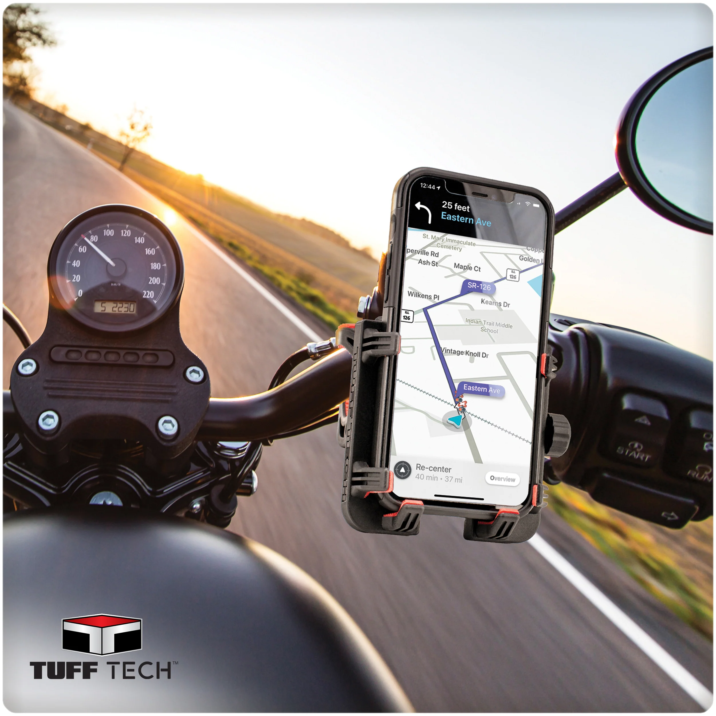 Tuff Tech Handlebar Mount Phone Holder - Image 2