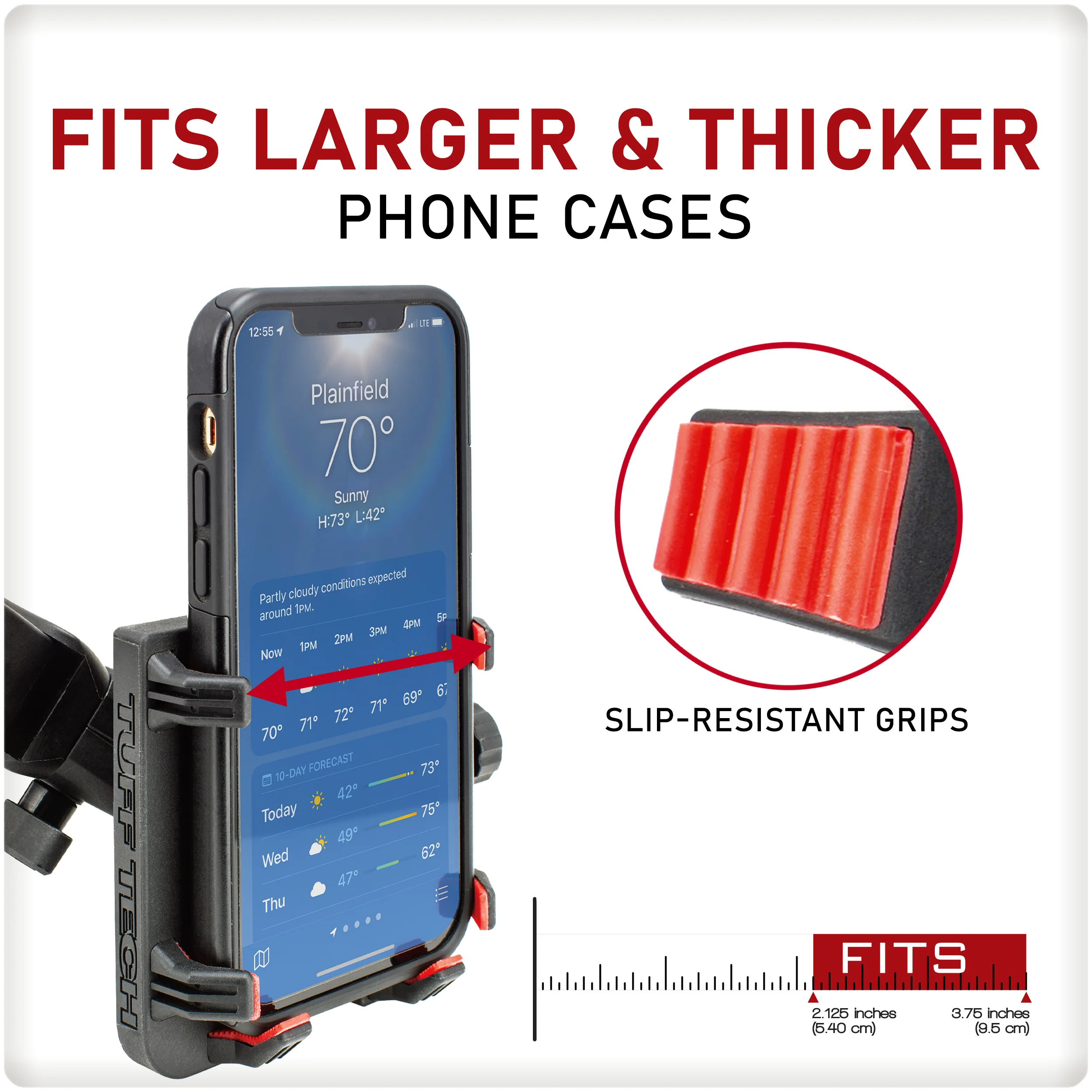 Tuff Tech Handlebar Mount Phone Holder - Image 9