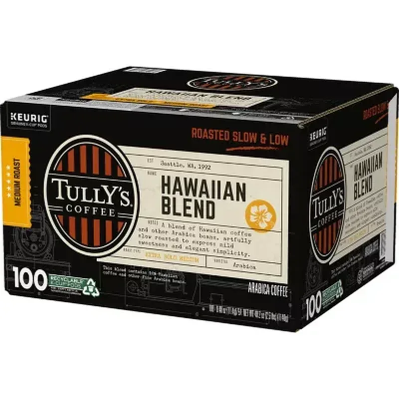 Tully'S Coffee K-Cup Pods, Hawaiian Blend (100 Ct.) - Image 10